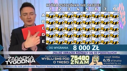 Polonia 1 - "Zagadka Tygodnia" (wersja 30 min.) (27. 04. 2026)