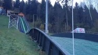 Upadek na skoczni narciarskiej! SZCZYRK SKALITE
