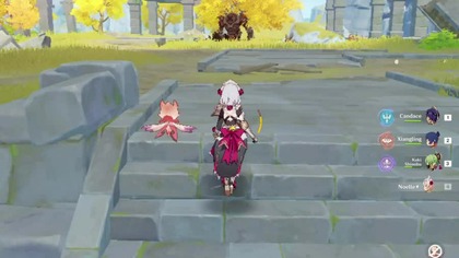 Genshin Impact Cadace vs Ruin Guard