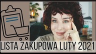 MOJA LISTA ZAKUPOWA NA LUTY 2021- INTENCJONALNIE PLANUJĘ ZAKUPY