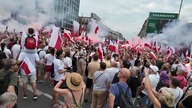 Godzina W Rondo Dmowskiego.  Przemówienie Bąkiewicza