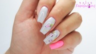 Simply feather nails art tutorial / Cuccio / Stardoro