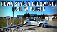 Nowa STACJA ŁADOWANIA TESLI w Polsce! SUPERCHARGER w Lućmierzu 