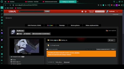 CDA nie nadąża za YT...  Czy coś w tym rodzaju