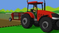 EXTRA Tractor for Kids | Field work - Fairy tales for Children | Czerwony Traktor - Praca Bajki 18