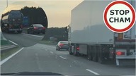 Długie wyprzedzanie i niecierpliwe Audi hamujące przed ciężarówką #258 Wasze Filmy