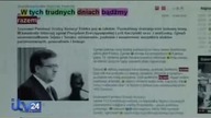 Orędzie w TVP INFO przed katastrofą TU 154