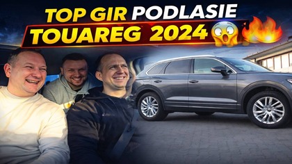 NOWY VW TOUAREG 2024   Test, podwozie i skrętna oś! TOP GIR PODLASIE
