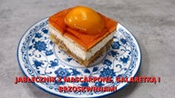 Hit na każdą okazję.  Jabłecznik z mascarpone, galaretką i brzoskwiniami.