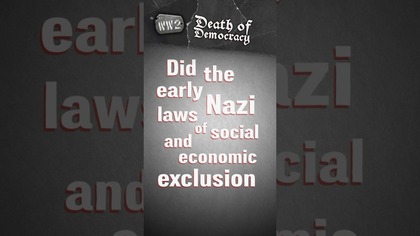 Did Early Nazi Laws Target Only Practicing Jews? #DOD #shorts