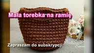 Torebka na ramię półsłupkami krzyżykowymi