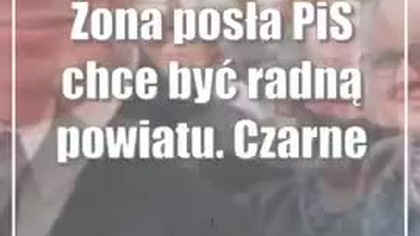 Żona posła PiS chce być radną powiatu.  Czarnek: Mistrzowska drużyna
