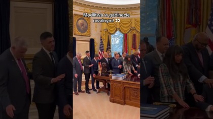 MODLITWA W GABINECIE OWALNYM!