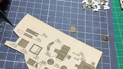 Antena do Stuart VI Mały modelarz #modelarstwo #papercraft #olsztyn