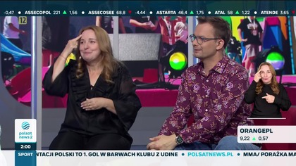 Polsat News 2 - Moment zmiany czasu z letniego na zimowy (noc 25/26. 10. 2025)