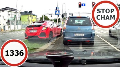 Stop Cham #1336 - Niebezpieczne i chamskie sytuacje na drogach