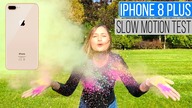 iPhone 8 Plus  Slow Motion  Test PL 240 FPS 1080p [ENG subs]