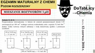 Przeprowadzono doświadczenie, w którym do czterech ponumerowanych zlewek ZADANIE 12 CKE 2018 CZERWIEC pH MIESZANIE ROZTWORÓW