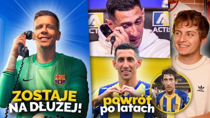 Szczęsny OFICJALNIE zostaje w Barcelonie! Wzruszający POWRÓT Angela Di Marii