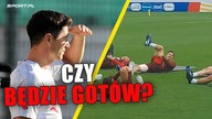 Lewandowski z opatrunkiem na treningu!