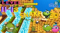 Snake 3D Adventures gameplay Walkthrough Tutorial Justbaby gaming Level 11-13 cartoon video game