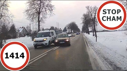 Stop Cham #1414 - Niebezpieczne i chamskie sytuacje na drogach