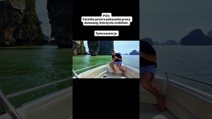 POV: Facetka prosi o pokazanie pracy domowej, której nie zrobiłem.  Tymczasem ja: