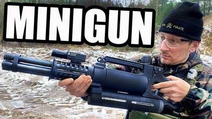 NOWY MINIGUN obrotowe działko asg WE23-PLUS