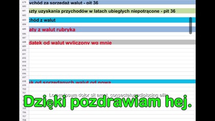 Arkusz do rozliczania inwestycji na giełdzie (akcje, ETF, krypto) prosty system