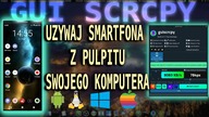 SCRCPY GUI - Sterowanie smartfonem z komputera - WiFi / USB - Linux / Windows / MacOS
