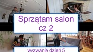 Porządki w salonie cz2| Wyzwanie dzień 5| Posprzątaj ze mną