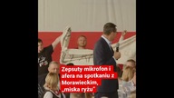 Zepsuty mikrofon i afera na spotkaniu z Morawieckim, miska ryżu #shorts