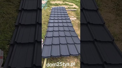 Blacha już jest.  ostatnie dni pracy i oddajemy kolejny dom  Adaś 70m2