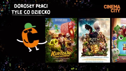 Odkryj kino na dzięcięcych zasadach w cinema city!