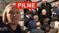 PILNE! Politycy PiS w siedzibie TVP.  Trwają PROTESTY