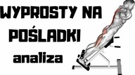 POPRAW POŚLADKI  WYPROSTY TUŁOWIA NA ŁAWCE RZYMSKIEJ JEDNONÓŻ