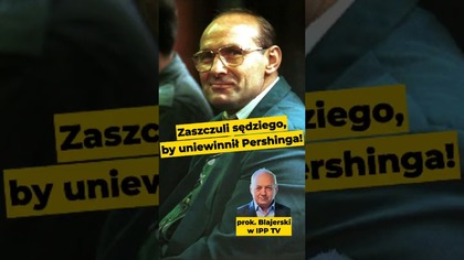 Prok.  Blajerski Zaszczuli sędziego, by uniewinnił Pershinga! #sąd #Pershing #mafia #polityka #Polska