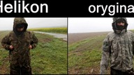 Test kurtek Softshell.  Kontrakt US Army vs cywilka Helikona.