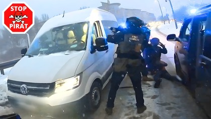 Zatrzymanie Ukraińca i Polaka w Porsche oraz busie.  Akcja Straży Granicznej i KAS.  STOP PIRAT