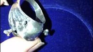 Vampires Antiques Draculas Castle Very rare 1947 silver cast skull  First r