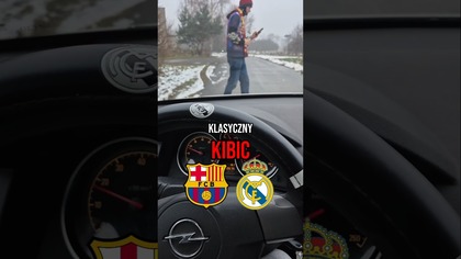 KŁÓTNIA KIBICÓW NA ULICY? #barca #real #samochód #kłótnia #football