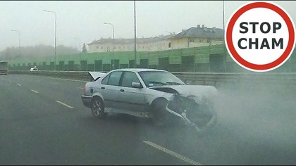 Wypadek BMW na obwodnicy Trójmiasta #2177 Wasze Filmy