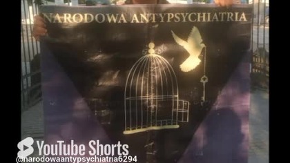 protest przeciewko cetrum zdrowia psychicznego.