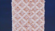 Hot Knife vs Waffle  #asmr #closeup