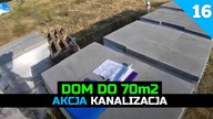 Odcinek 16.  Budowa domu do 70m2.  Wyliczanie kanalizacji.