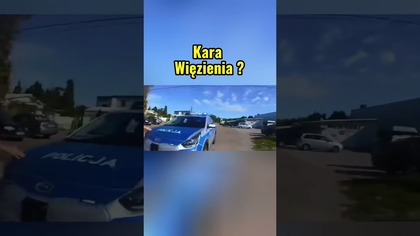  PIJANY ZA KIEROWNICĄ I POŚCIG! Jak to się mogło skończyć? #pościg #policja #shorts