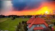 Malownicze niebo nad Ostrołęką