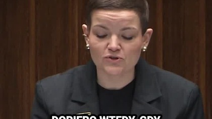 Spór o dopłaty dla artystów.  Cienkowska: To jedna z najbardziej patriotycznych ustaw #shorts