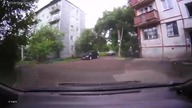 Typowa baba za kierownicą