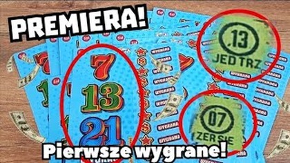 Zdrapki Lotto  PREMIERA! Gruby wkład !!! Aż 21 zdrapek 7-13-21 !!!  Są 13-tki !!! 